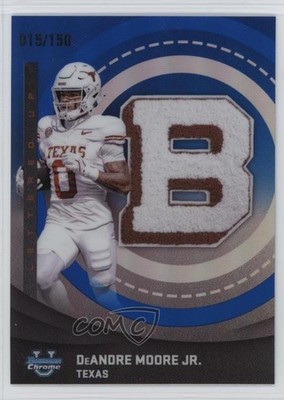 2025 Bowman U Chrome Lettered Up! Blue Refractor /150 Deandre Moore Jr 1k9t