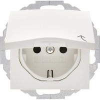 Berker - Steckdose Schuko-Steckdose Pws 47441909 + Klappdeckel
