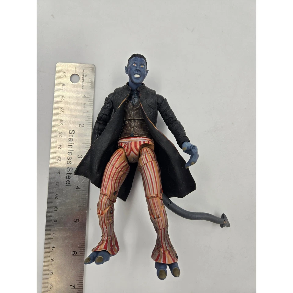 Marvel X Men Movie Nightcrawler Action Figure Toy 2003 Collectible Foto 3 de 4