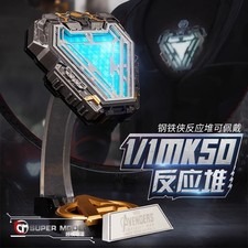 Iron Man Arc Reactor Luminous 1:1 Replica Model Wearable Chest Lamp MK50 Gifts