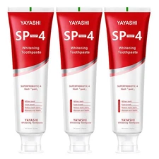 [Upgraded Version] SP-4 Probiotic Whitening Toothpaste, Free of Fluoride, Hydrox