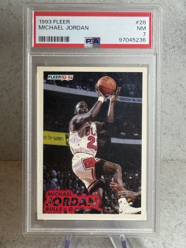 1993-94 Fleer - Michael Jordan #28 Bulls Kingsportskards