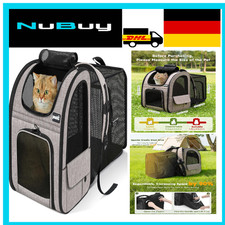 Pecute Haustierträger Erweiterbarer Raum Tragetasche Khaki