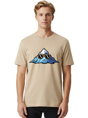Mountain-Sunglasses-1 Mens Graphic Tee, 100% Cotton, Casual Summer Wear