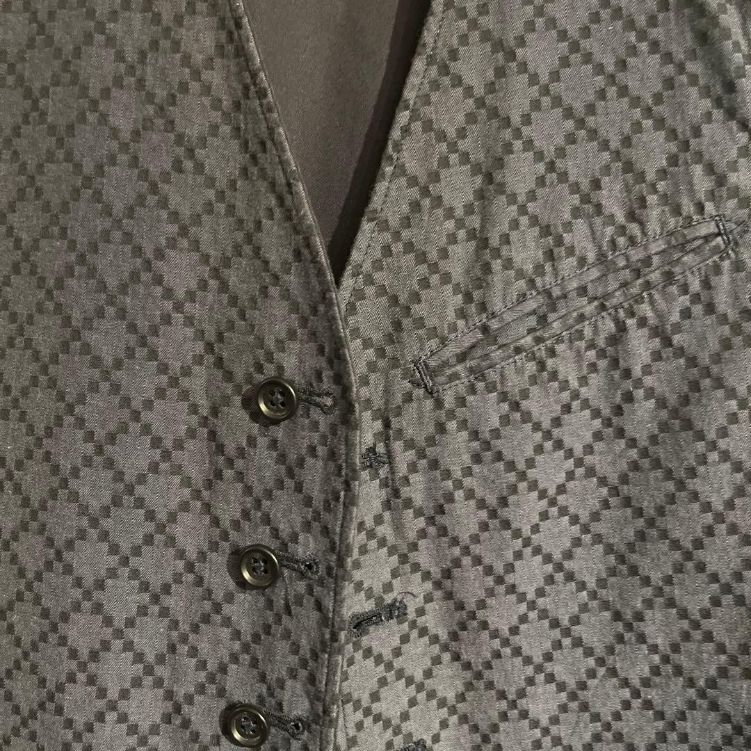 Engineered Garments Navy patterned blazer & rever… - image 7