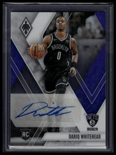 2023-24 Panini Phoenix #PRA-DWH Dariq Whitehead Phoenix Rookie Auto Purple #/75