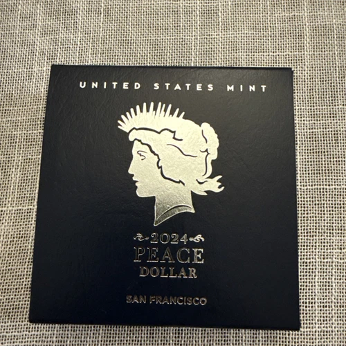 2024-S Peace Dollar San Francisco, Proof US Mint in OGP w/ COA