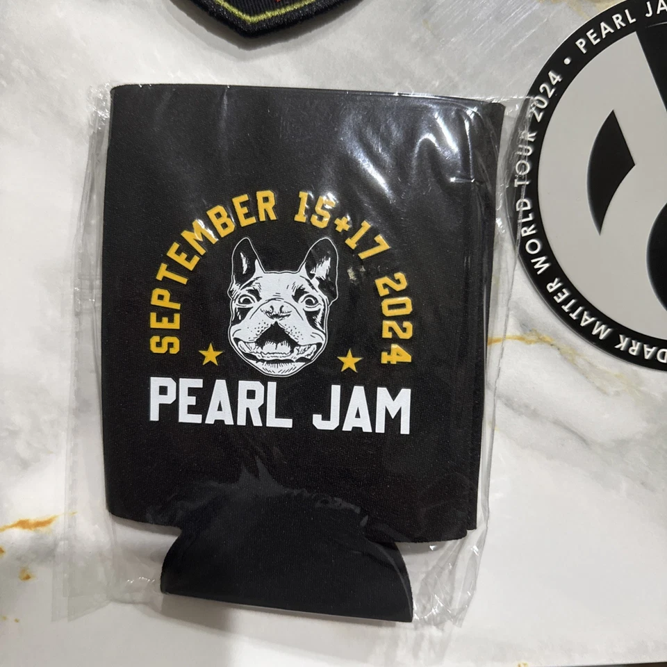 Pearl Jam - Lote de 6 pegatinas, parche de diez clubes y koozie raro, Sydney, Boston, etc.  Foto 2 de 4
