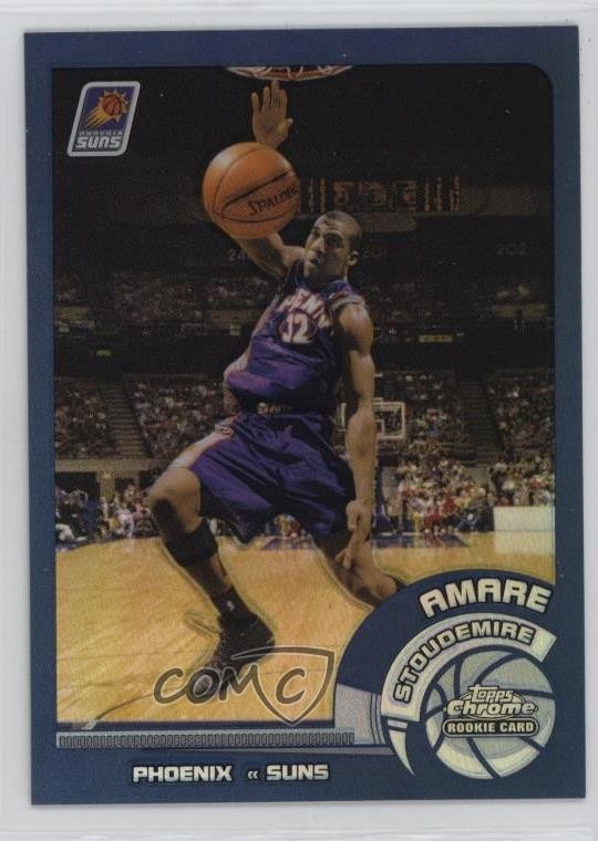 2002-03 Topps Chrome Refractor Amare Stoudemire Amar'e Stoudemire #126 4f5