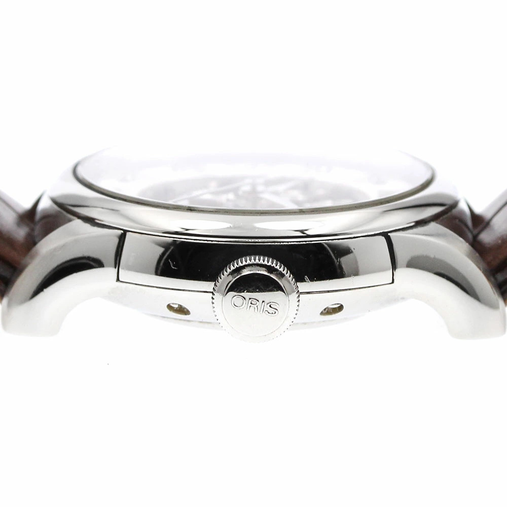 Oris Artelier Skeleton 7604 Automatic Diamond Boy… - image 6