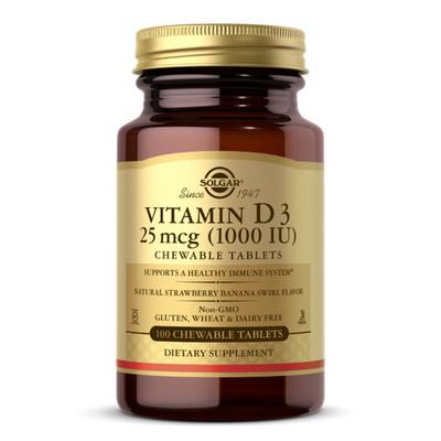 Solgar Vitamin D3 1000 iu 100 Tabletten
