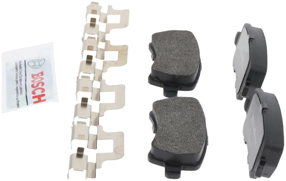 Juego de pastillas de freno de disco traseras Bosch BP1307 07-18 Volvo S60 S80 XC70 XC60 V60 Land Foto 4 de 4