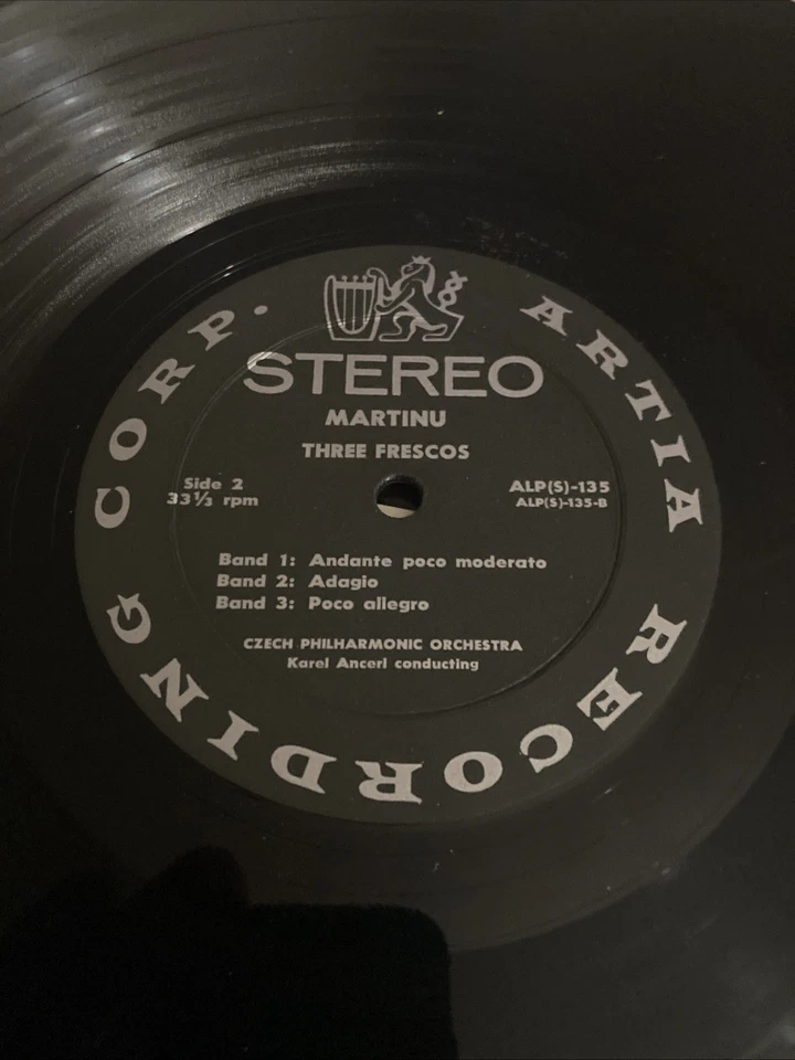 Martinu: Concerto For 2 String Orchestras, Artia ALP(S)-135, 1960, EX/EX - Image 4 of 4