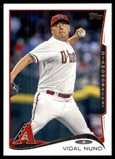 Vidal Nuno 2014 Topps Update #US-95 Diamondbacks MLB READ FREE SHIP AutographDen
