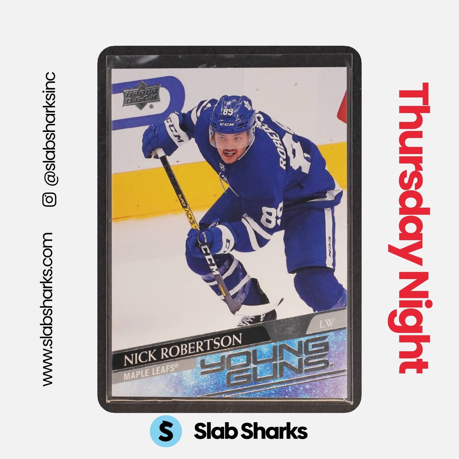 2020 UPPER DECK #237 NICK ROBERTSON YOUNG GUNS RC ROOKIE