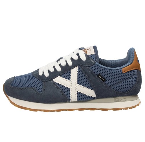 Munich Massana - Sneakers Suede Blu - Uomo Scarpe Sneakers Sportive - Imagen 3 de 4