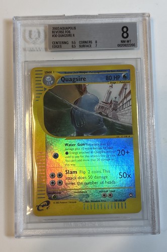 Quagsire graded BGS 8 for sale on eBay