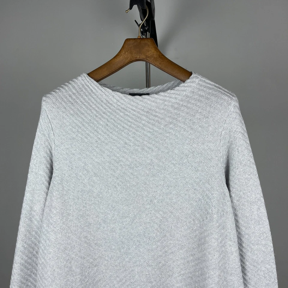 Oska Damen graues Schurwolle Strick Pullover Kleid - Größe 3 (US 10 / UK 14... - Bild 3 von 4