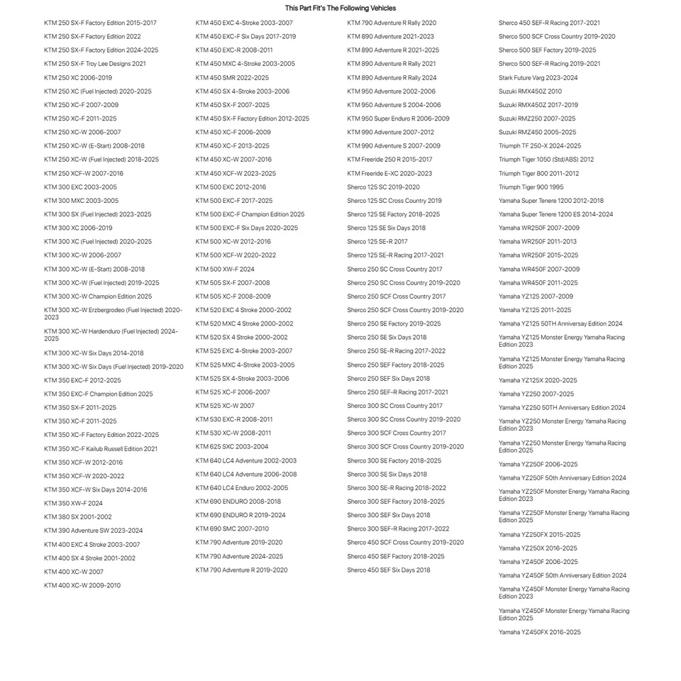 Renthal 1 1/8" FatBar  Tanium For KTM 200 EXC 2003-2005 Foto 3 de 4