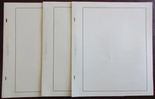 40 Scott Border “B” Blank Album Pages – National Series & United Nations – ACC12