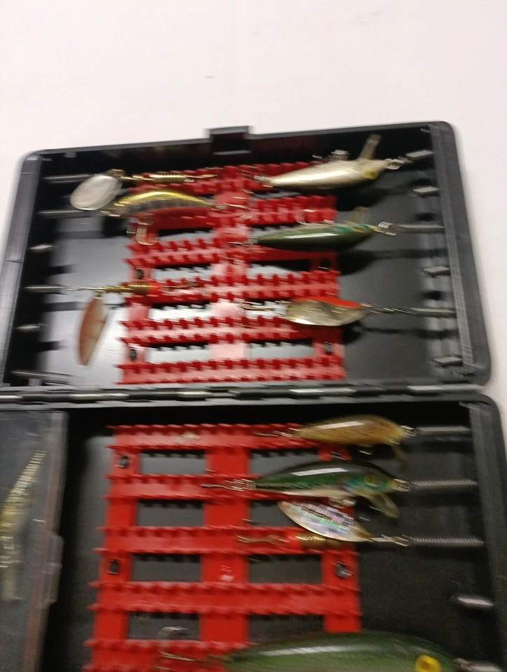 Scatola porta artificiali  contenitore minnow rapala cucchiaini pesca  - Immagine 3 di 4