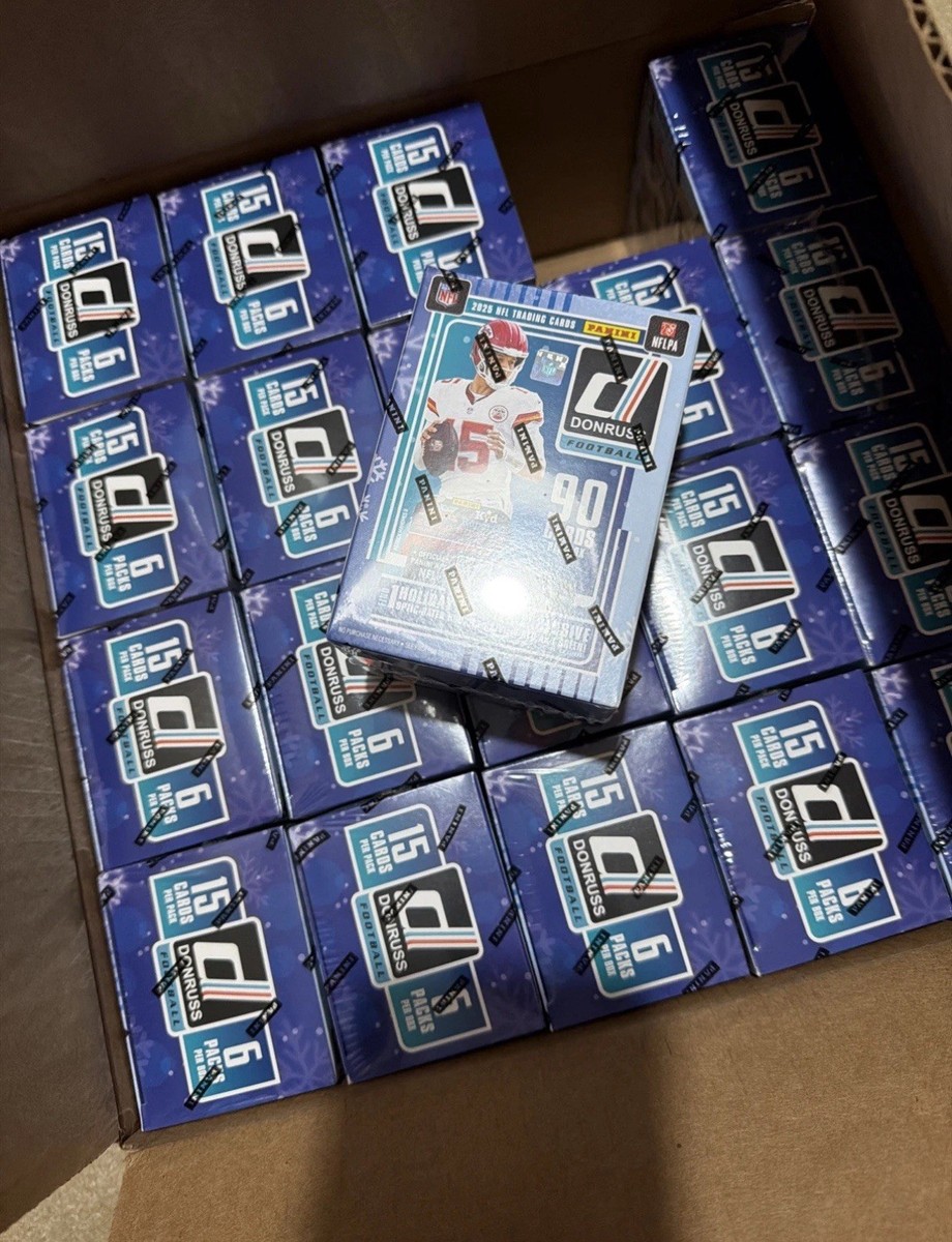 2025 Panini Donruss NFL Football Holiday Blaster Box Case 20 Boxes