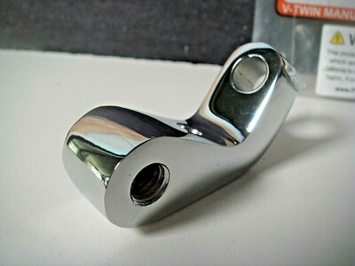V-TWIN CHROME EXTENDED HEADLIGHT MOUNT HARLEY SOFTAIL SPRINGER 