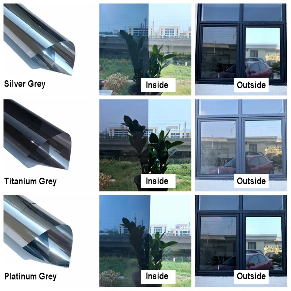 Riflettente Pellicola Finestra - Solare Controllo & un Modo Specchio Privacy 3M - Immagine 3 di 4