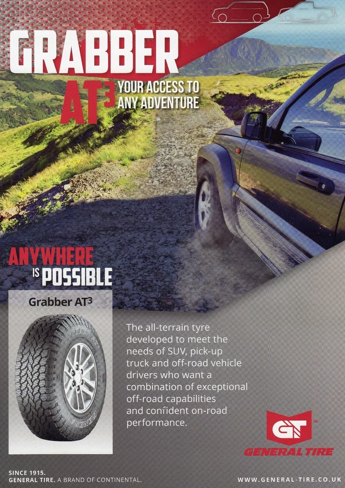 265 70 16 112H GENERAL GRABBER AT3 TYRES ALL TERRAIN 4X4 DELIVERED PRICE - Image 3 of 4