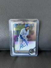 2022 Bowman Chrome Herard Gonzalez 1st Prospect Auto Autograph #CPA-HG Royals