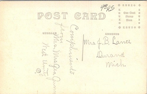 RPPC Mr. & Mrs. George Gunn Posing in Formal Attire West Unity Ohio early 1900s - Picture 2 of 2