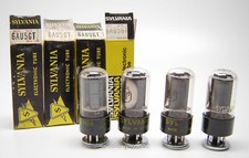 SYLVANIA 6AU5GT NOS Black Plates Made in USA Vacuum Tube Vintage