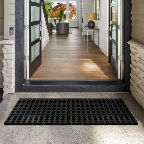 Große Gummi Grasmatte Schwerlast Ring Matte Eingang Sicherheit Arbeitsplatz Outdoor - Bild 25 von 25