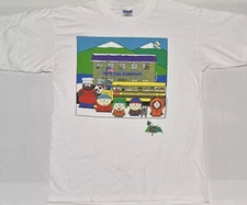 Vintage 90s 1997 South Park Comedy Central Promotional Shirt Gildan White