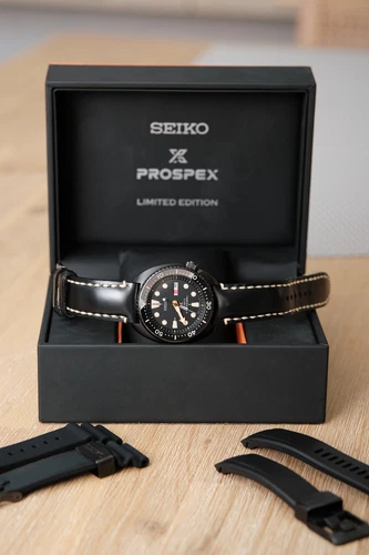 Seiko Prospex Men's Black Watch - SRPC49J1