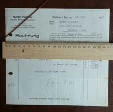 Pallmer Scrubbing Cloth Weaving Wilthen 1938 Letterhead Letter Advertising Advertising 187