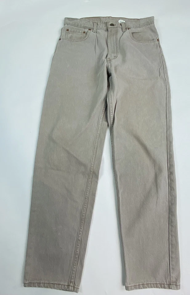 Jeans VERDADEROS Vintage Años 90 Levis 550 Rojo Tab 34x32 (Medí 31L) EE. UU. 🇺🇸 1996 Foto 2 de 4