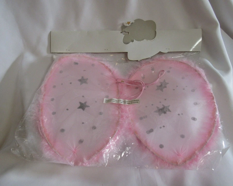 Once upon a Dream Fairy Wings Girls Costume Pink And Silver - Image 2 of 4