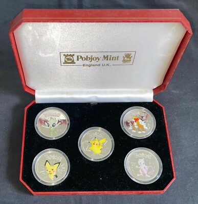 Pobjoy Mint Ltd コインセット　記念コイン Pokemon Coloured Silver Proof Coins - Niue - Pobjoy Mint