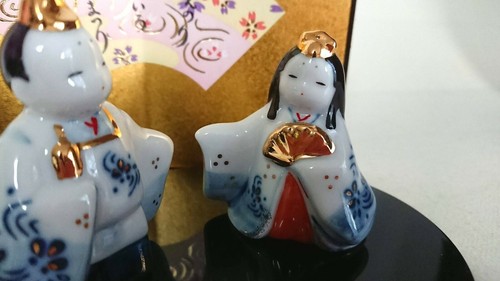 New Hina ningyo Japanese girls festival doll Mino yaki pottery Made in Japan - Picture 5 of 9