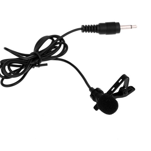 Super Lapel Lavalier Tie Clip Metal Mono Microphone 3.5mm with Collar Clip Q6C0 - 第 9/11 張圖片