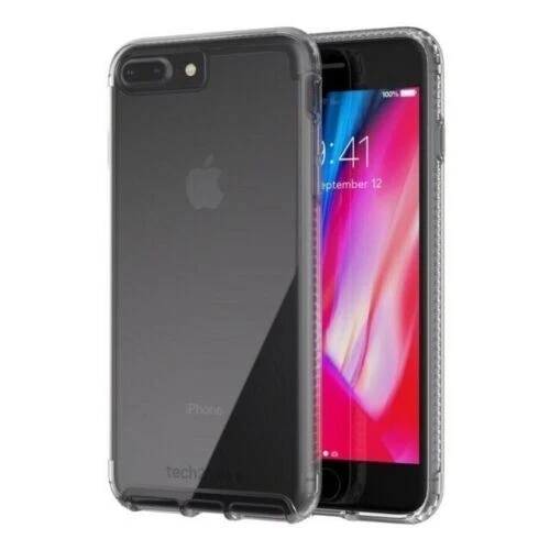 tech21 iPhone 8 PLUS / 7 PLUS Case Slim Shockproof Phone Cover Pure Clear - Image 2 of 2