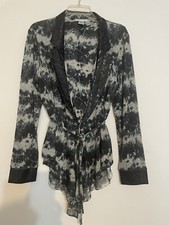Alberto Makali Womens Black and white Cardigan XL