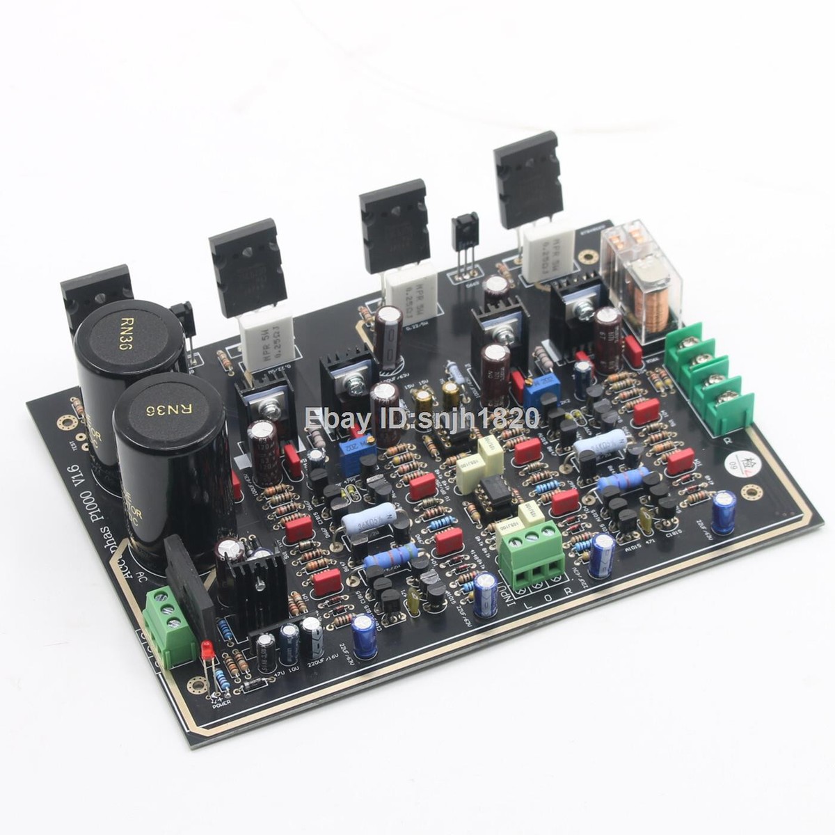 HiFi 200W Stereo 2SC5200/1943 Power Amplifier Board