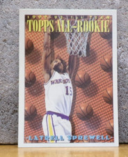 BASKETBALL CARD TOPPS 1994 ALL-ROOKIE LATRELL SPREWELL GOLDEN STATE WARRIORS