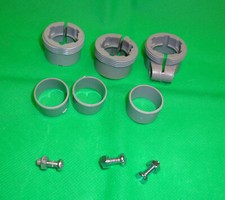 3 Danfoss RA Heizungs-Ventiladapter mit Schrauben und  St&uuml;tzringen