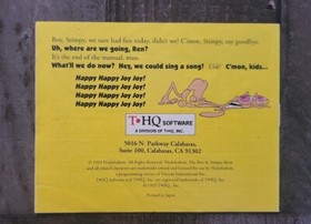 Ren & Stimpy Show: Buckaroo Nintendo NES Manual Only