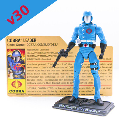 2008 Hasbro G.I. Joe 25th Anniversary COBRA COMMANDER v30 Figure