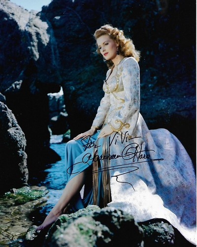 MAUREEN O'HARA handsigniertes 8 x 10 signiertes Foto COA