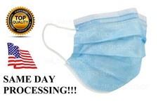 Face Mask Nose Respirator Safe Protector Disposable 3-Ply Earloop Mouth Cover